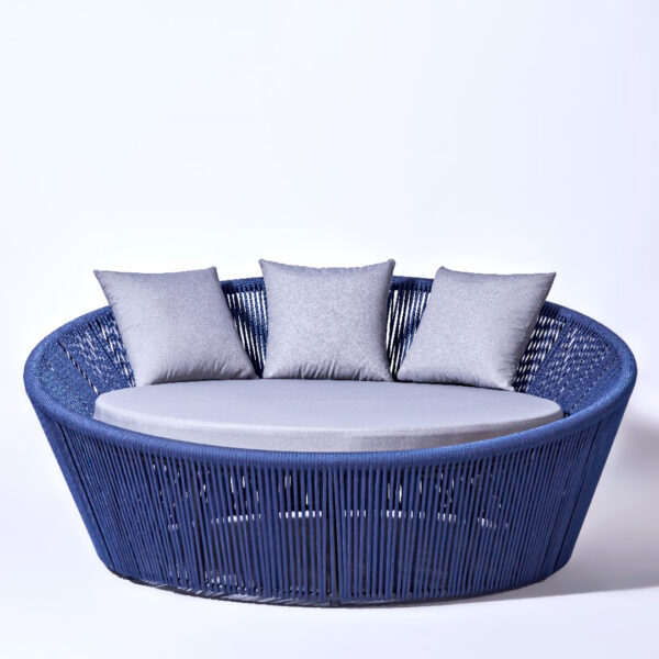 CHAISE SIDNEY 1,90M EM ALUMINIO E CORDA NÁUTICA - Imagem 2
