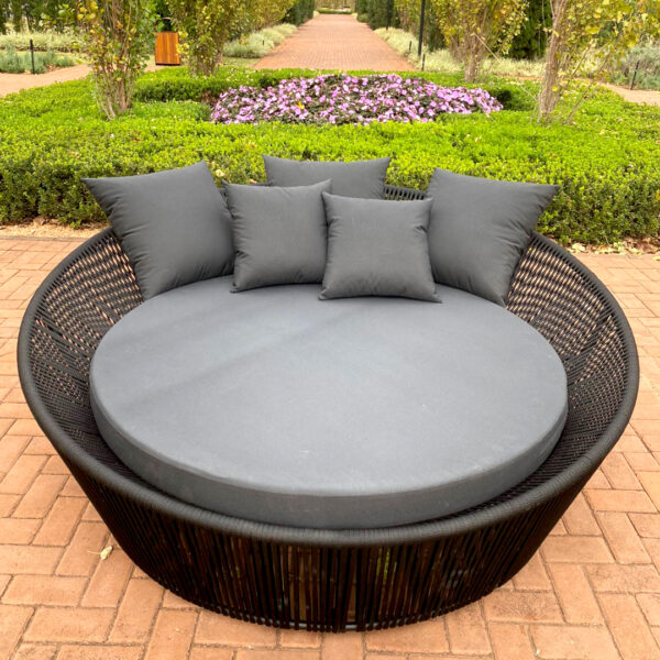 CHAISE SIDNEY 1,90M EM ALUMINIO E CORDA NÁUTICA - Imagem 3