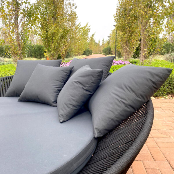 CHAISE SIDNEY 1,90M EM ALUMINIO E CORDA NÁUTICA - Imagem 4