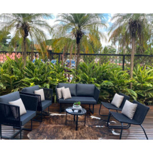 SOFÁ PERNAMBUCO EM ALUMINIO E  CORDA NÁUTICA