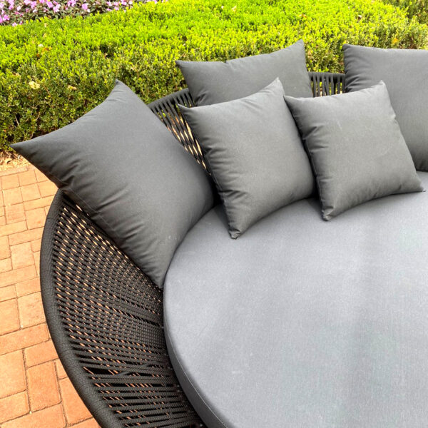CHAISE SIDNEY 1,90M EM ALUMINIO E CORDA NÁUTICA - Imagem 7