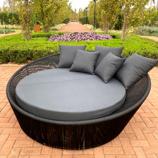 CHAISE SIDNEY 1,90M EM ALUMINIO E CORDA NÁUTICA - Imagem 8
