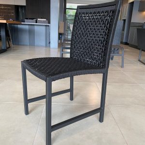 CADEIRA DELI EM ALUMINIO E CORDA NAUTICA